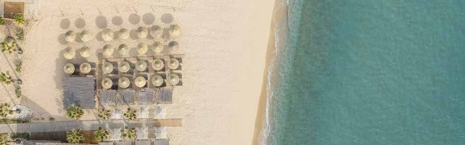 Golden sandy beach on the Ofrynio coast