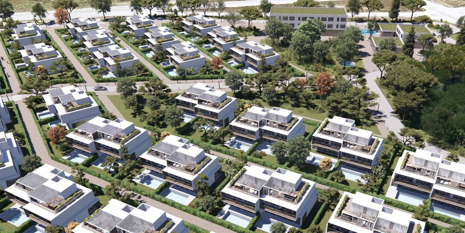 Aerial view of The Great Residences