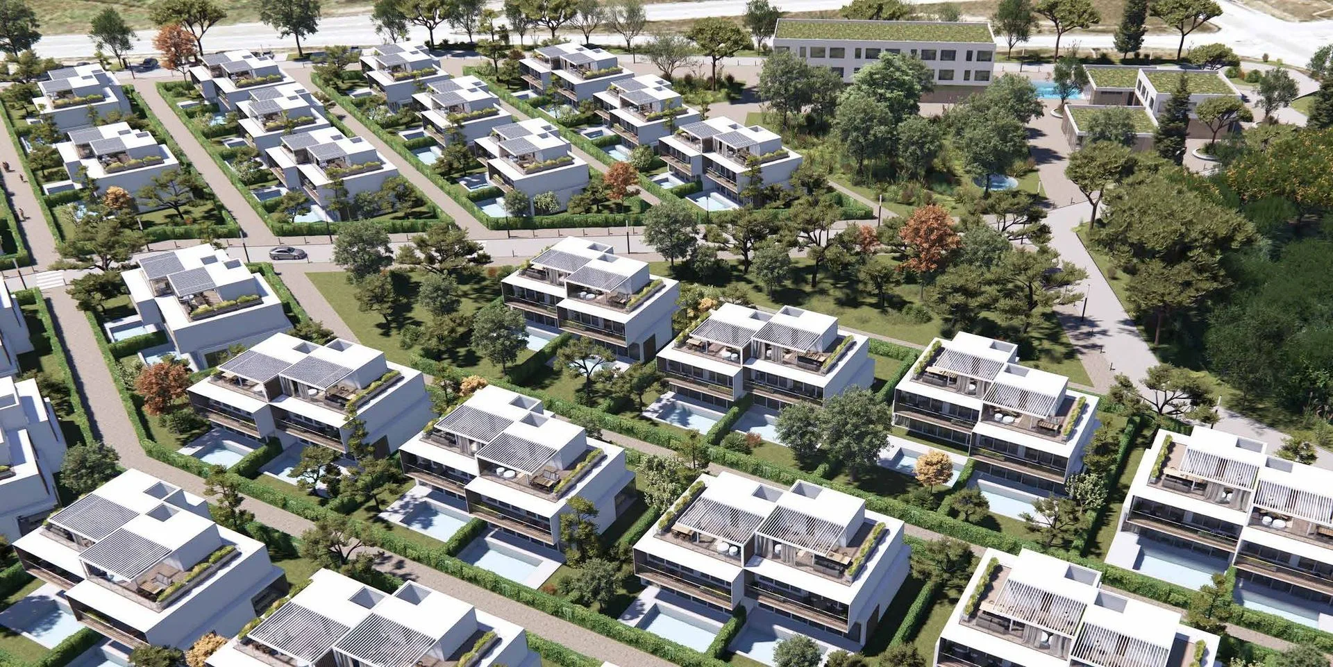 Aerial view of The Great Residences
